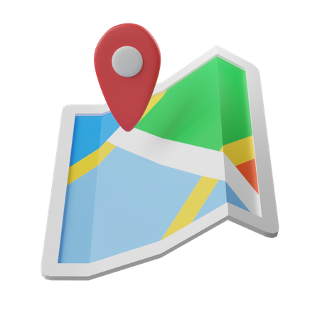 Map GPS  3D Icon