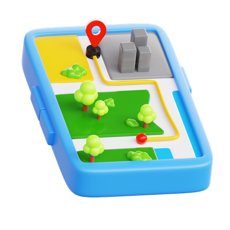 Map Journey  3D Icon
