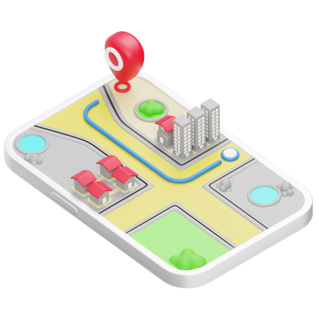 Map Journey  3D Icon