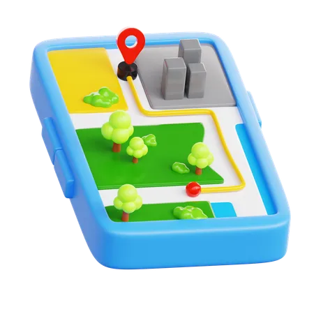 Map Journey  3D Icon