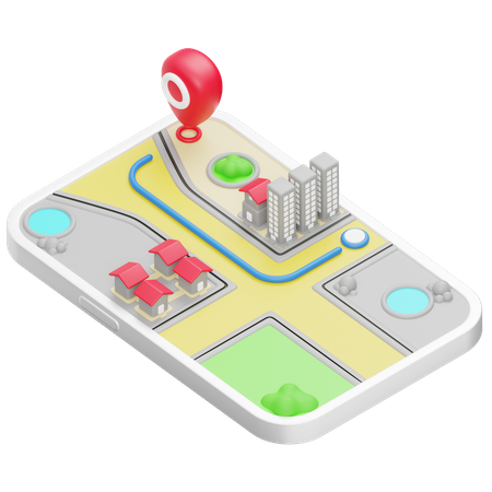 Map Journey  3D Icon