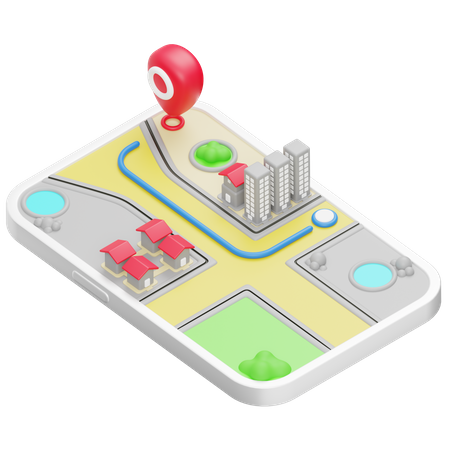 Map Journey 3D Icon