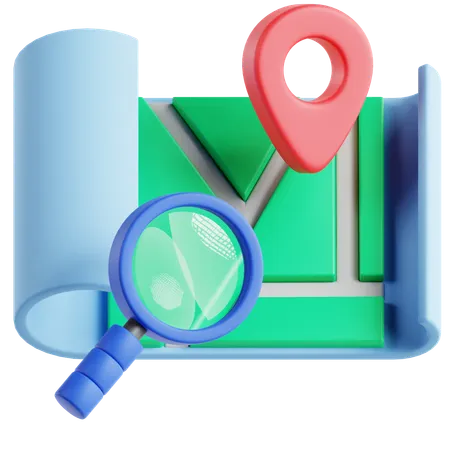 Map Location 3 D Icon 3D Icon