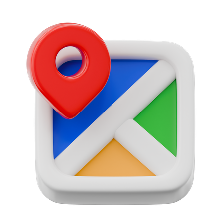Map Location  3D Icon