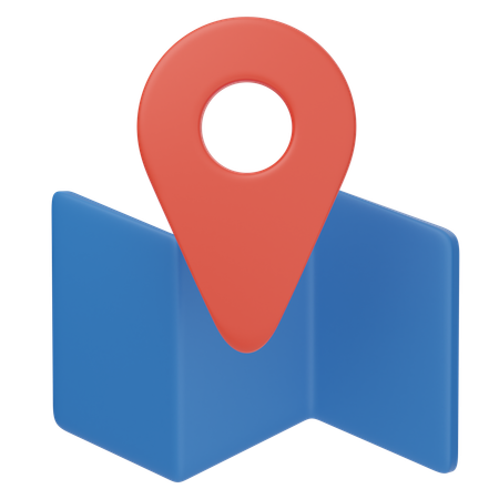 Map Location  3D Icon