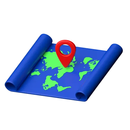 Map Location  3D Icon