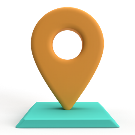 Map Location  3D Icon