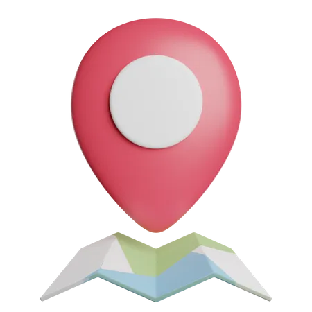 Place Holder Location Pin Mark On Maps 3D Illustration