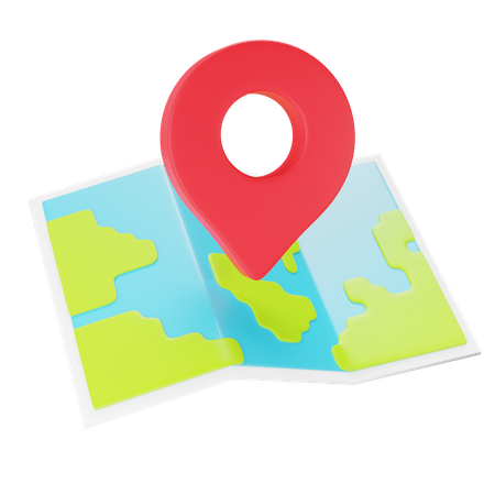 Map Location 3D Icon