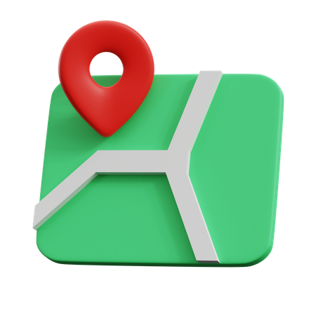 Map Locator  3D Icon
