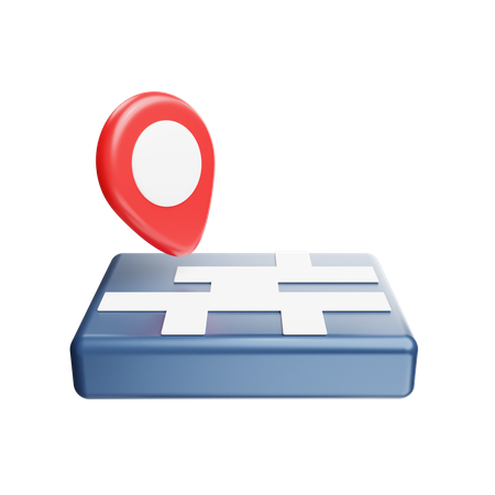 Map Navigation  3D Icon
