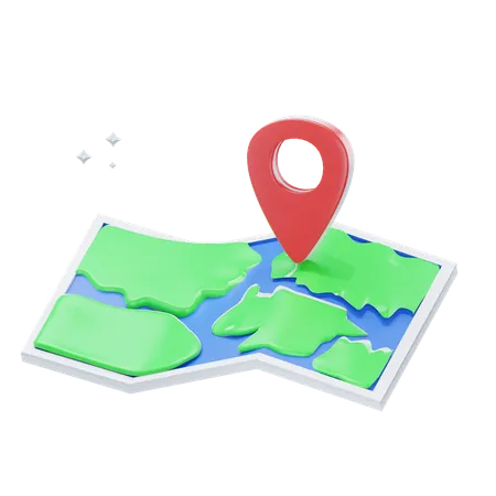 3 D Location Maps Icon Isolated On Transparent Background 3 D Illustration 3D Icon