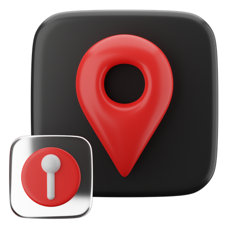 Map pin  3D Icon