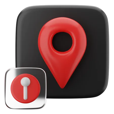 Map pin  3D Icon