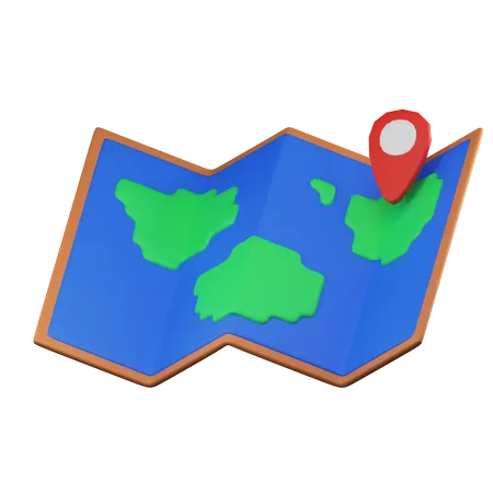 Map Pin 3D Illustration