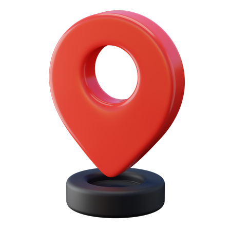 Map Pin Location  3D Icon