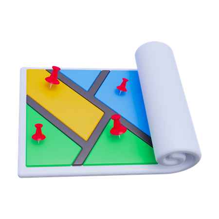 Map Pin Point  3D Icon