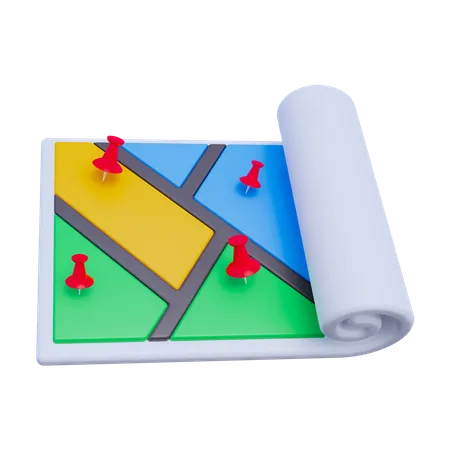 Map Pin Point 3D Icon