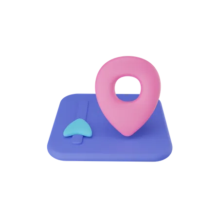 Map Pointer  3D Icon