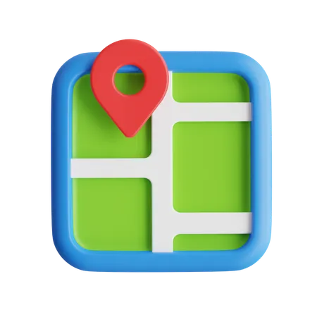 Mapa  3D Icon