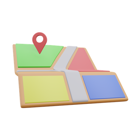 Mapa  3D Icon