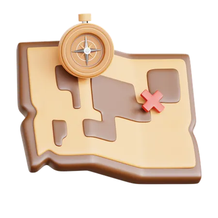 Mapa  3D Icon