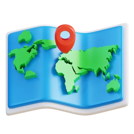 Mapa  3D Icon