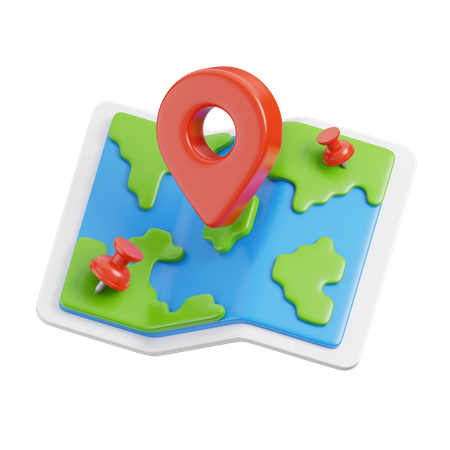 Mapa  3D Icon