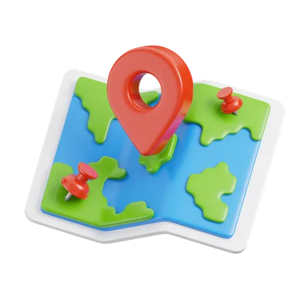 Mapa  3D Icon