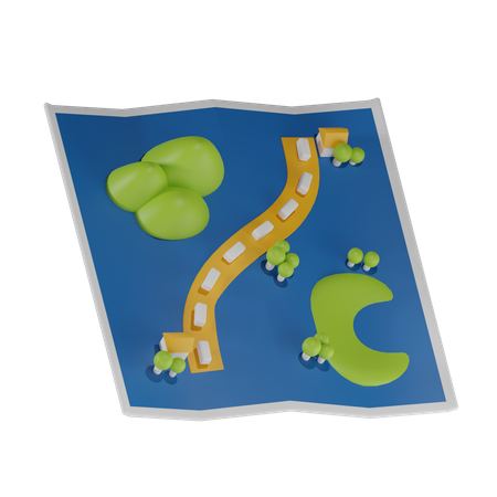 Mapa  3D Icon