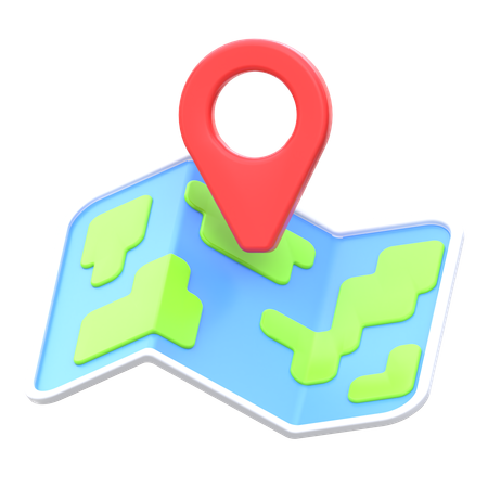 Mapa  3D Icon