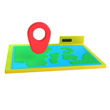 Mapa  3D Icon