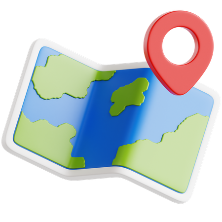 Mapa  3D Icon