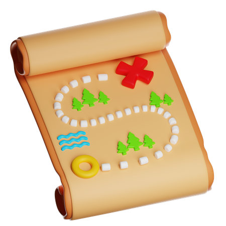 Mapa  3D Icon