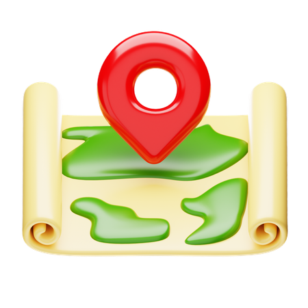 Mapa  3D Icon