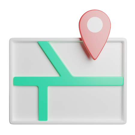 Mapa  3D Icon