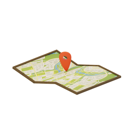 Mapa  3D Icon