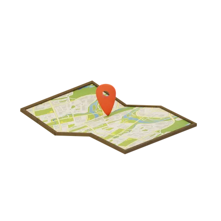 Mapa  3D Icon