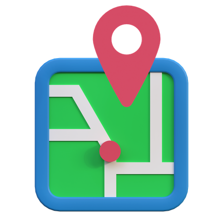 Mapa  3D Icon