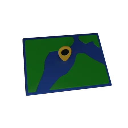 Mapa  3D Icon