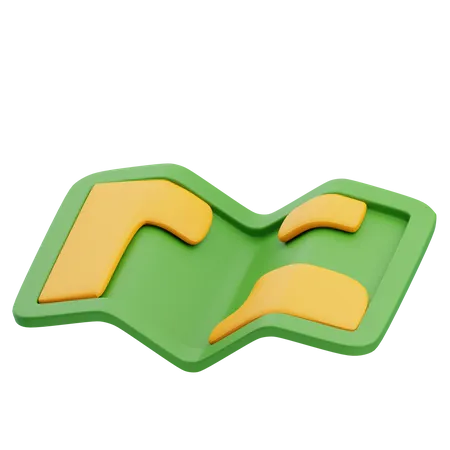 Mapa  3D Icon