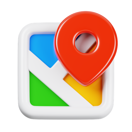 Mapa  3D Icon