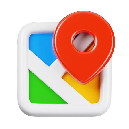 Mapa  3D Icon