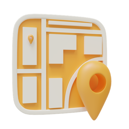 Mapa  3D Icon