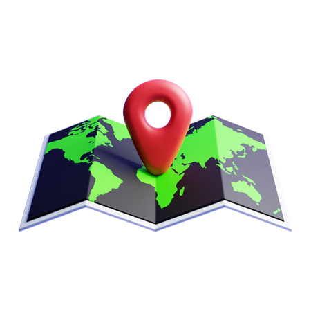 Mapa  3D Icon