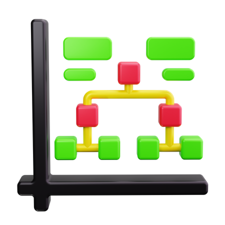 Mapa de arbol  3D Icon