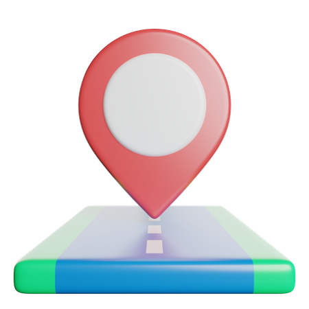 Mapa de ruas  3D Icon