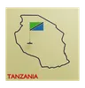 mapa de tanzania