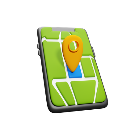 Mapa de vacaciones  3D Icon