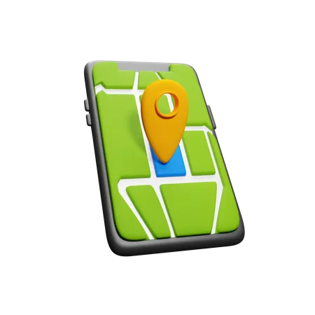 Mapa de vacaciones  3D Icon